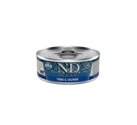 Farmina N&D cat OCEAN tuna & salmon konzerva 70 g