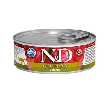 Farmina N&D cat QUINOA urinary konzerva 80 g