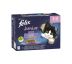 Nestlé FELIX Fantastic cat Multipack junior hovädzie, kura, sardinky, losos v želé kapsička 12x85 g