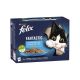 Nestlé FELIX Fantastic cat Multipack výber z rýb želé kapsička 12x85g