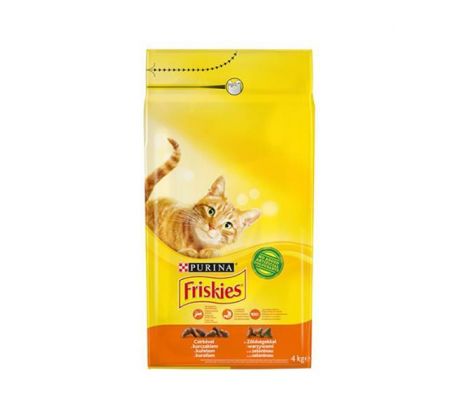 Nestlé Friskies cat s kuraťom a zeleninou 10 kg