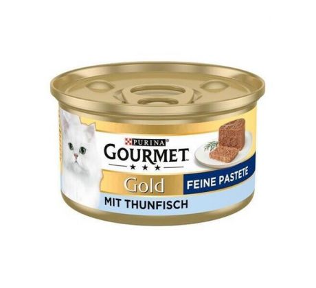 Nestlé GOURMET GOLD cat tuniak paštéta konz.12x85 g