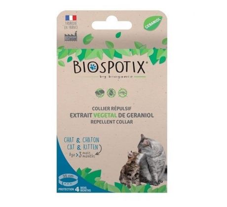 Obojok BIOGANCE Biospotix Cat s repelentným účinkom 35 cm (od 3 mesiacov)