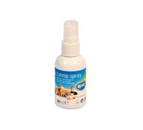 Spray Catnip DUVO+ stimulačný sprej na podporu hrania mačiek 50 ml