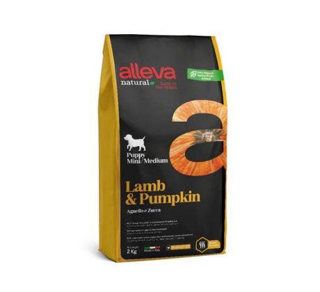 Alleva NATURAL dog puppy all breeds lamb & pumpkin 2 kg