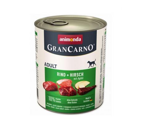 Animonda GRANCARNO® dog adult hovädzie,jeleň,jablko bal. 6 x 800g konzerva