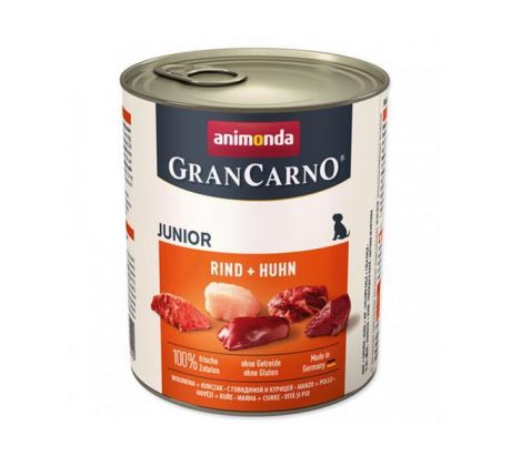 Animonda GRANCARNO® dog junior hovädzie a kura bal. 6 x 800g konzerva