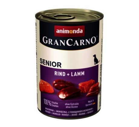 Animonda GRANCARNO® dog senior hovädzie a jahňa bal. 6 x 400g konzerva