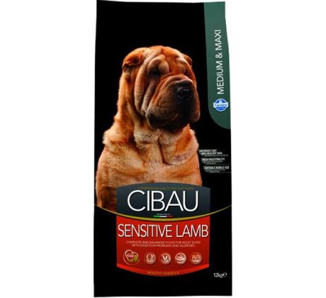 Farmina MO SP CIBAU dog adult medium & maxi, sensitive lamb 12 kg