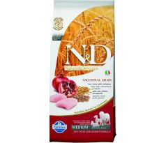 Farmina N&D dog AG adult medium & maxi, chicken, spelt, oats & pomegranate 12 kg