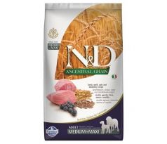 Farmina N&D dog AG adult medium & maxi, lamb, spelt, oats & blueberry 12 kg