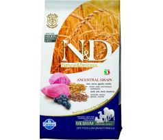 Farmina N&D dog AG adult medium & maxi, lamb, spelt, oats & blueberry 2,5 kg