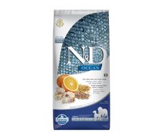 Farmina N&D dog OCEAN (AG) adult medium & maxi, codfish, spelt, oats & orange 12 kg