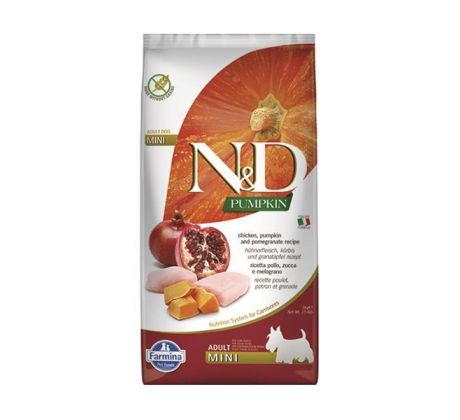 Farmina N&D dog PUMPKIN (GF) adult mini, chicken & pomegranate 7 kg