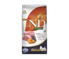 Farmina N&D dog PUMPKIN (GF) adult mini, lamb & blueberry 7 kg