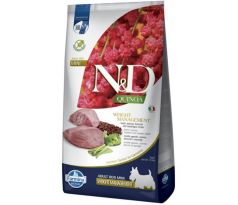 Farmina N&D dog QUINOA (GF) adult mini, weight managment, lamb 7 kg