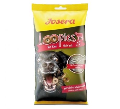 Josera pamlsok Dog Loopies mit Rind 150 g