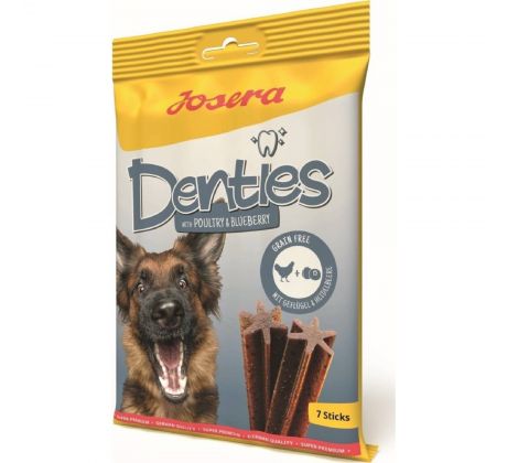 Josera pamlsok Dog Denties with Poultry&Blueberry 180 g