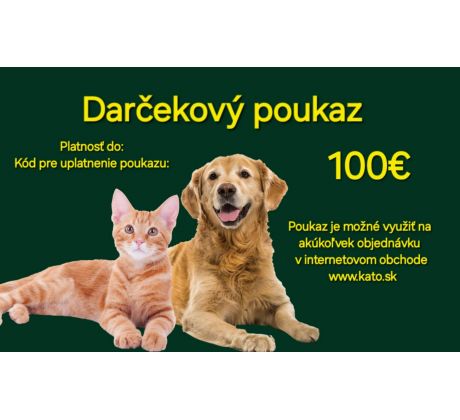 Darčekový poukaz 100€