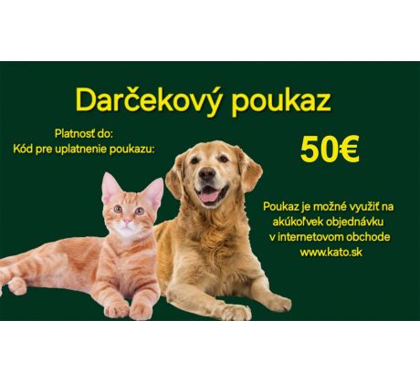 Darčekový poukaz 50€