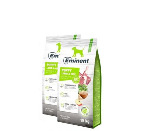 Eminent Dog Puppy Lamb & Rice  2x 15 kg